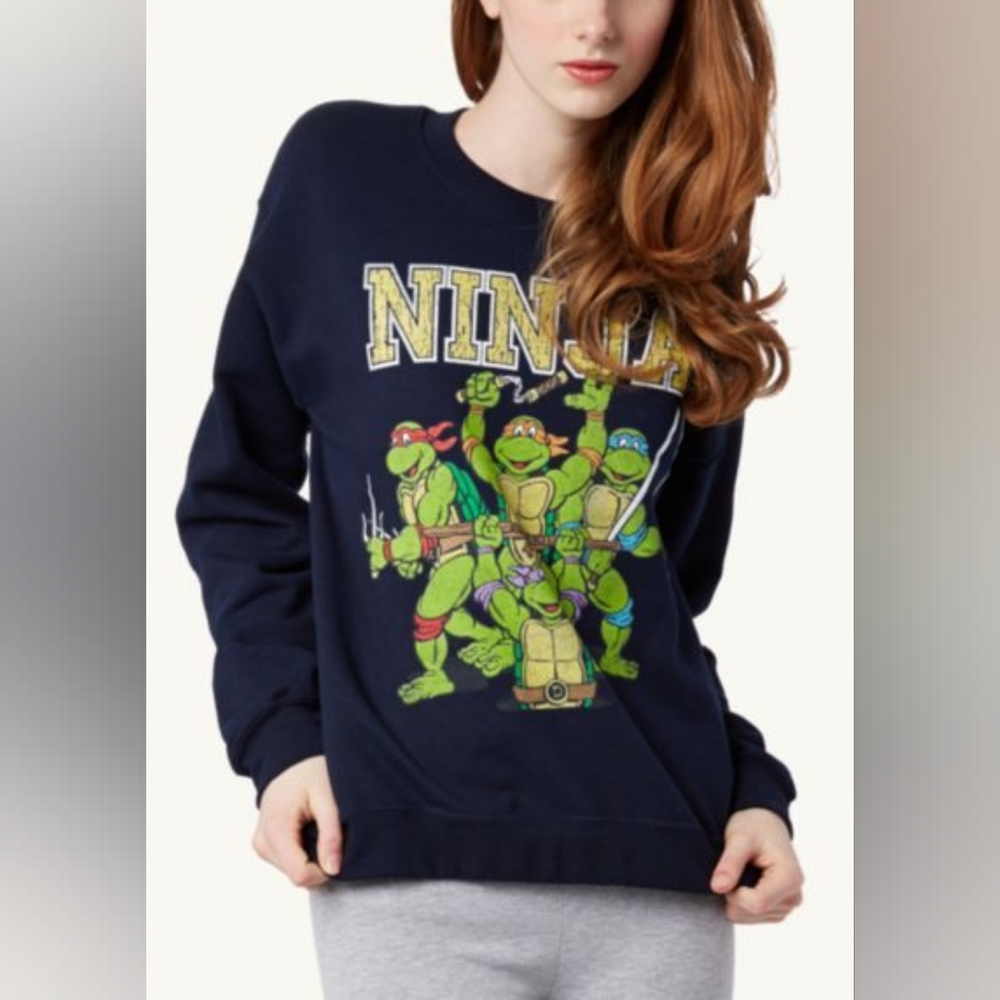 Vintage Women's Cotton Teenage Mutant Ninja Turtles sweater - Picture 1 of 4